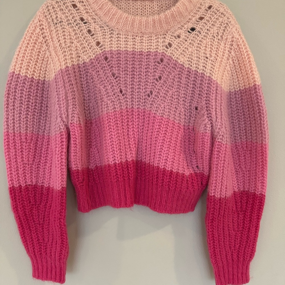 Sandro Pink Gradient Women's Sweater